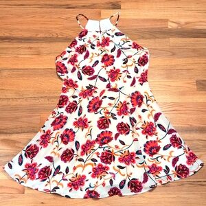 Express White Floral Dress